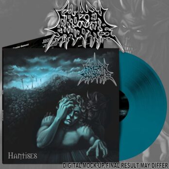 FROZEN SHADOWS - LP Gatefold  Hantises [Black Metal Canada] couleur Sea Blue premier pressage avril 2025