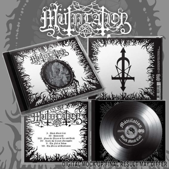MUTIILATION - CD Black Metal Cult [FR Black Metal] second pressage 2025 – Image 2