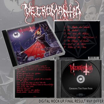 NECROMANTIA- CD Crossing the Fiery Path 1994 [GRE Black Metal] 2024 Reissue