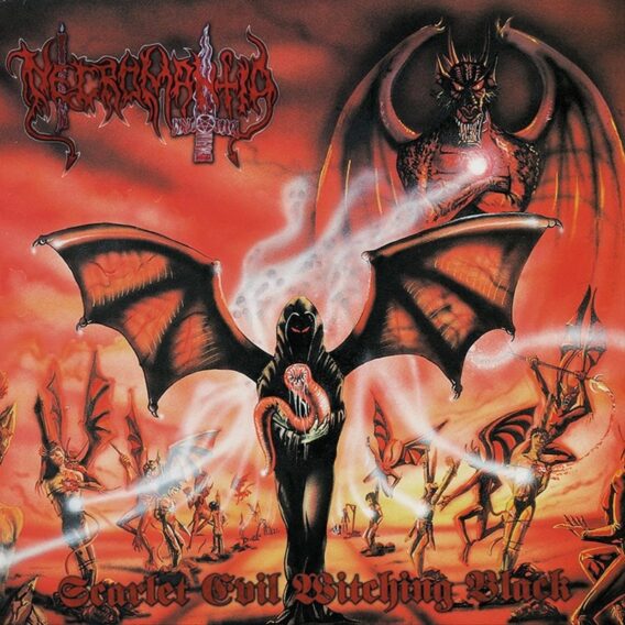 NECROMANTIA- CD Scarlet Evil Witching Black 1995 [GRE Black Metal] 2023 New Edition completely redone