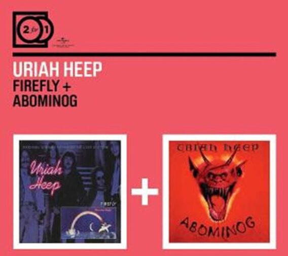 URIAH HEEP - 2 CDs Digisleeve Firefly + Abominog [Hard Rock] 2 for 1 Reissue Remastered 2010