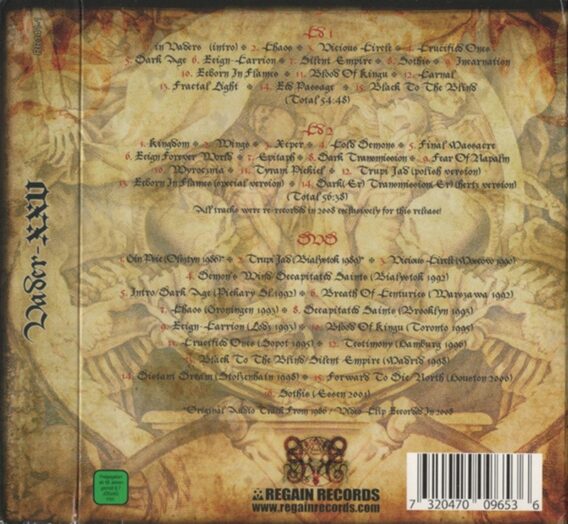 VADER - Special Digipack Box Set Coffret 2CDs+DVD XXV [POL Death Metal] premier pressage 2008 – Image 2