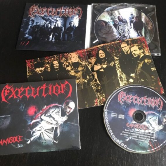 EXECUTION - Digipack CD Camisole [FR Cult Death Black Metal] premier pressage mai 2025 + 2 stickers et 1 carte postale – Image 2