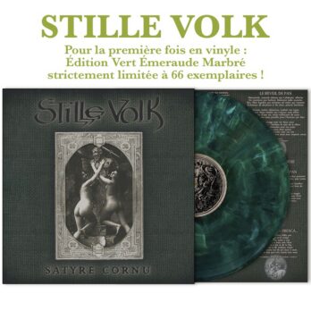 STILLE VOLK - LP Satyre Cornu 25th Anniversary Edition Vert Émeraude Marbré Vinyl + lyrics insert [CULT PYRENEAN PAGAN FOLK] ultra limited to 66 ex. first print March 2026