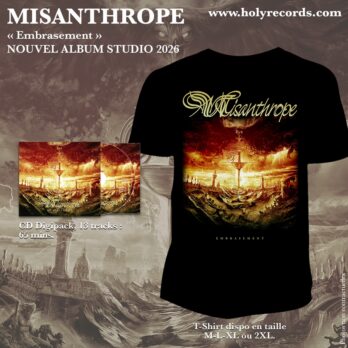 MISANTHROPE - BUNDLE « Embrasement » 1 T-Shirt + 1 CD Digipack + Digital Bonus