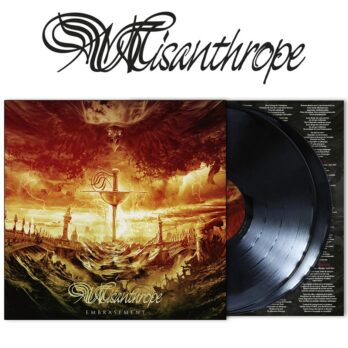 MISANTHROPE - Embrasement 2LPs Gatefold Couleur Noir-Black limité à 60 ex. + Paroles/Lyrics Insert + Bonus Digital