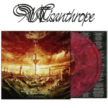 MISANTHROPE - Embrasement 2LPs Gatefold Couleur Rouge Marbré - Red Marbled limité à 160 ex. + Paroles/Lyrics Insert + Bonus Digital