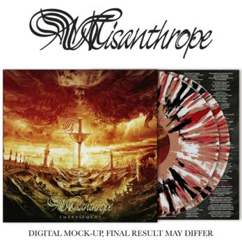 MISANTHROPE - Embrasement 2LPs Gatefold Couleur Splatter limité à 90 ex. + Paroles/Lyrics Insert + Bonus Digital