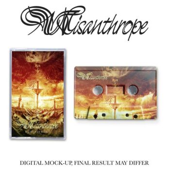 MISANTHROPE - Audio Tape « Embrasement » MC music cassette pressage unique mai 2026 - ultra limité à 80 ex. + Digital Bonus