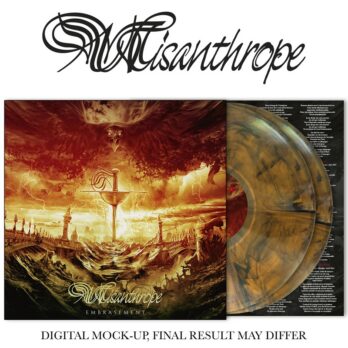 MISANTHROPE - Embrasement 2LPs Gatefold Couleur Ambre Marbré - Deep Amber limité à 80 ex. + Paroles/Lyrics Insert + Bonus Digital