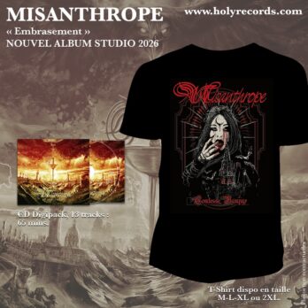 MISANTHROPE - BUNDLE Comtesse Vampyr - Embrasement 1 T-Shirt + 1 CD Digipack + Digital Bonus