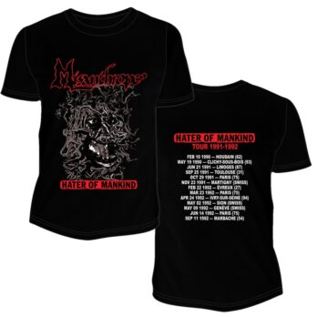 MISANTHROPE - T-Shirt - HATER OF MANKIND 1991