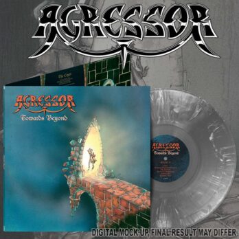 AGRESSOR - LP Gatefold  Towards Beyond [Pioneering Thrash Death France] couleur grey & white marbled premier pressage Osmose 2026