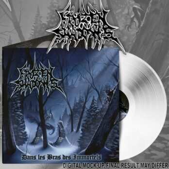 FROZEN SHADOWS - LP Gatefold  Dans les Bras des Immortels [Black Metal Canada] couleur White premier pressage Osmose 2025