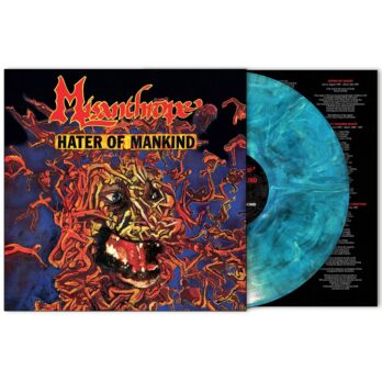 MISANTHROPE - HATER OF MANKIND 35th Anniversary Edition LP Gatefold Couleur Blue Marbled - Bleu Royal limité à 75 ex. + Paroles/Lyrics Insert