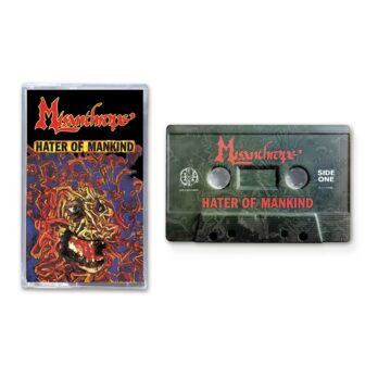 MISANTHROPE - Audio Tape « HATER OF MANKIND 35th Anniversary Edition » MC music cassette pressage unique Octobre 2026 - ultra limité à 80 ex.