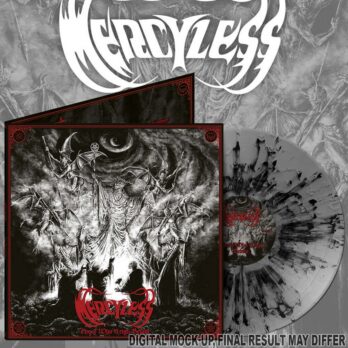 MERCYLESS - LP Gatefold  Those Who Reign Below [Cult Death Metal France] couleur Grey with Black Splatters pressage mai 2026